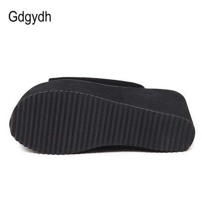 Summer Slip on Women Wedges Sandals Platform High Heels Fashion Open Toe Ladies Casual Shoes Comfortable Promotion Sale